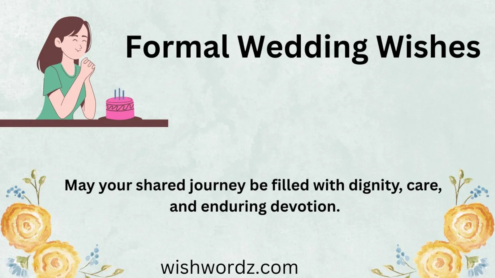 Formal Wedding Wishes
