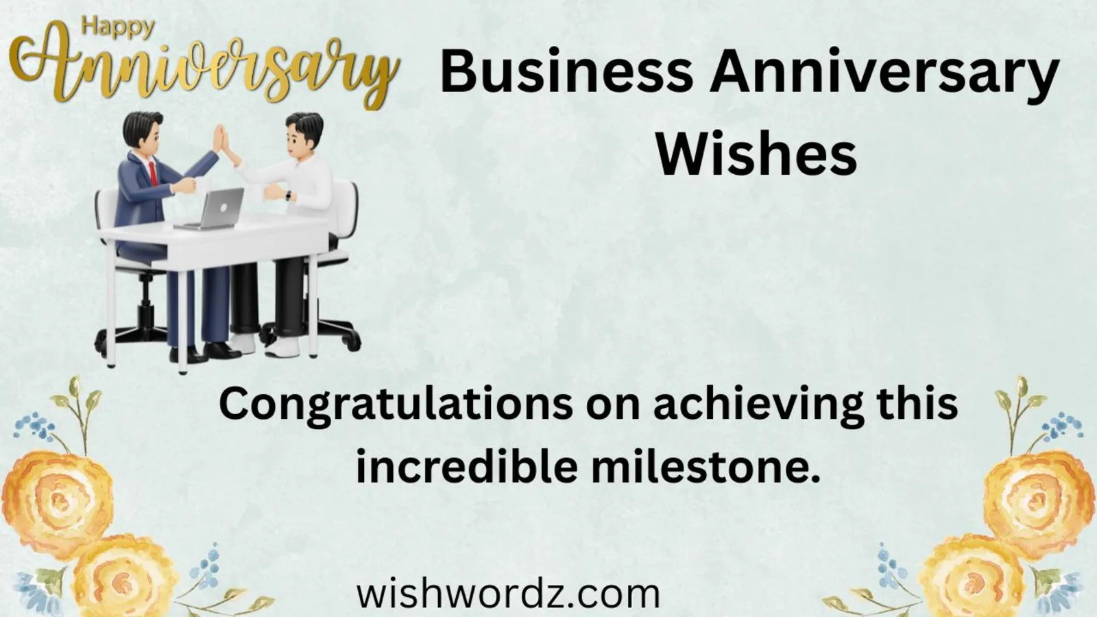 Business Anniversary Wishes