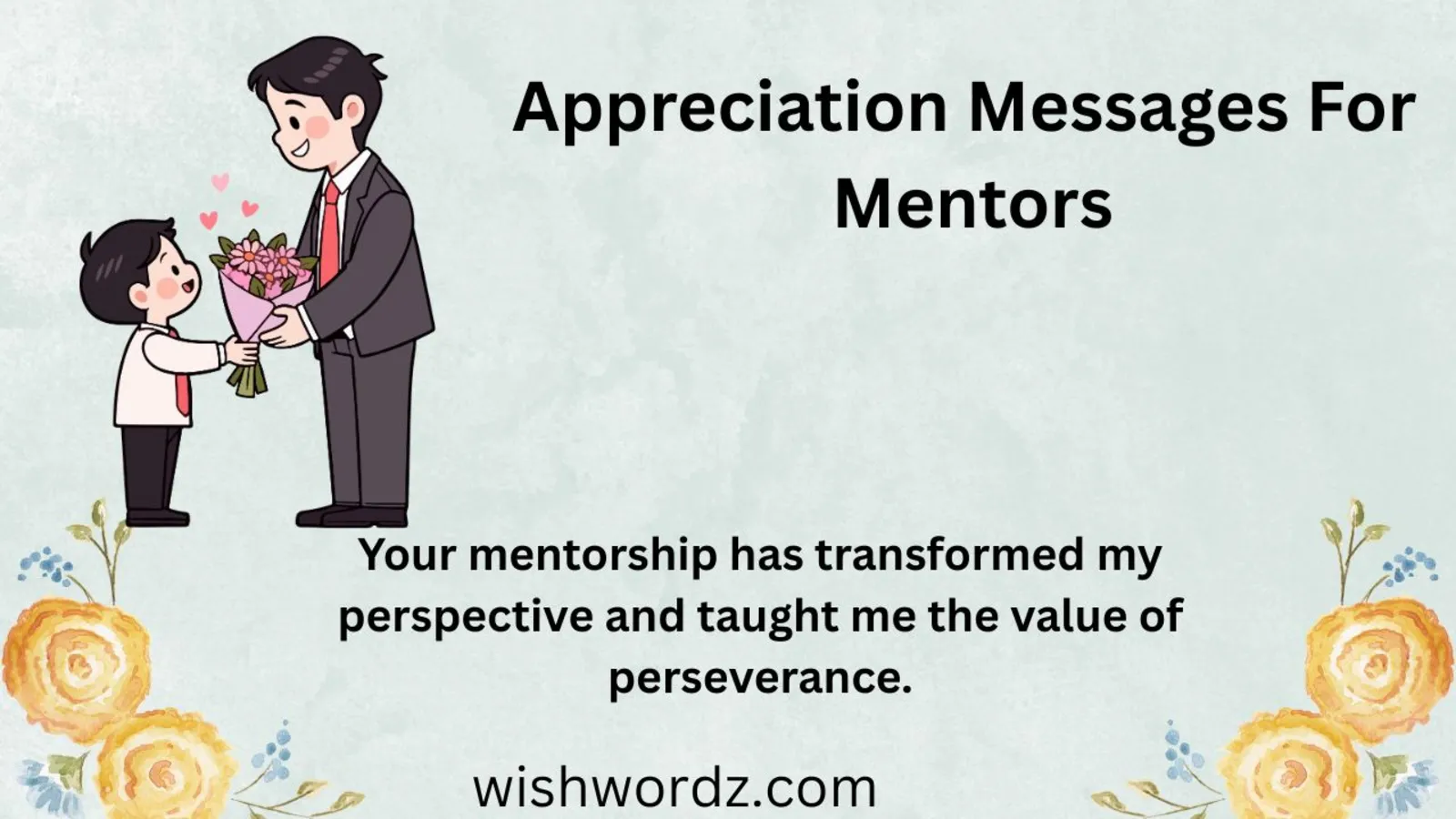Appreciation Messages for Mentors
