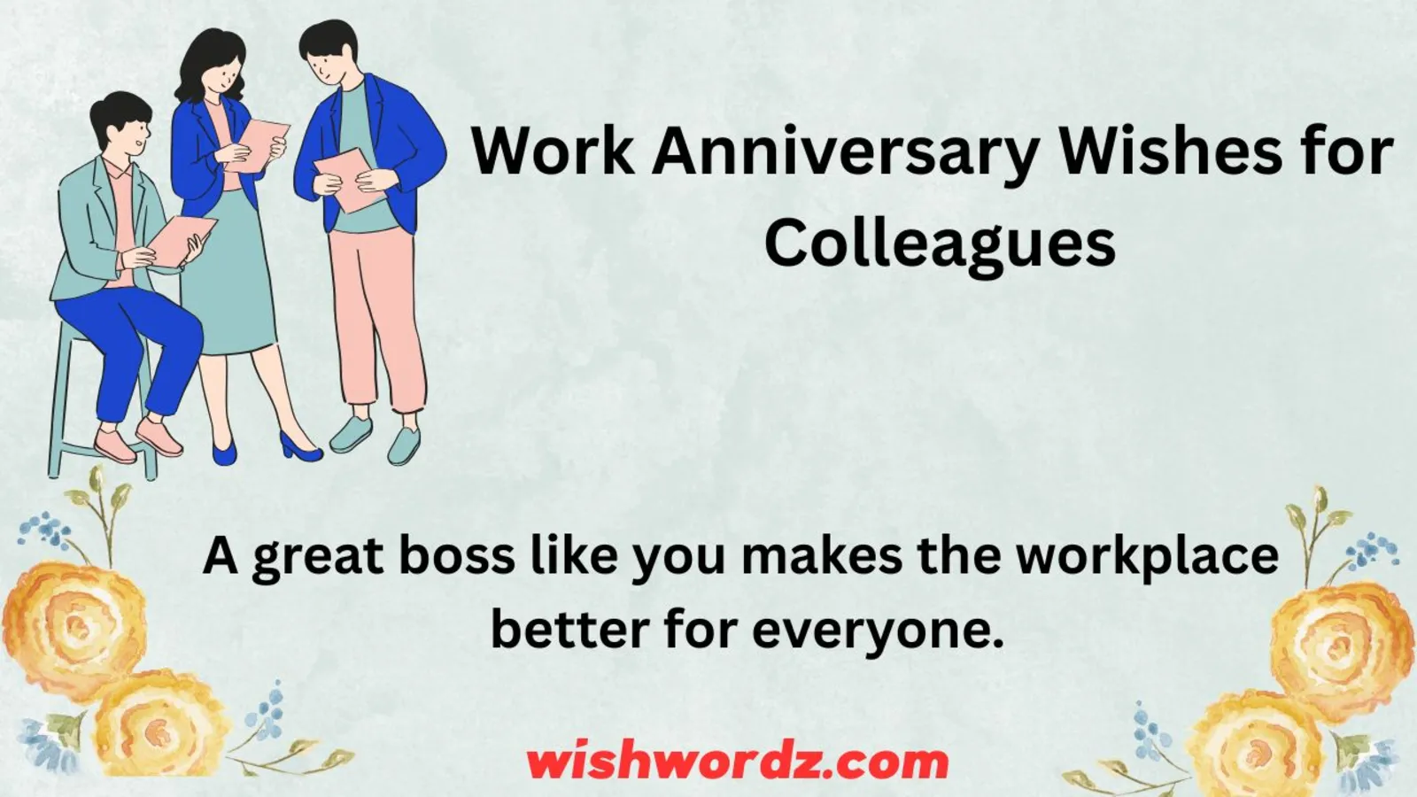 Work Anniversary Wishes for Colleagues