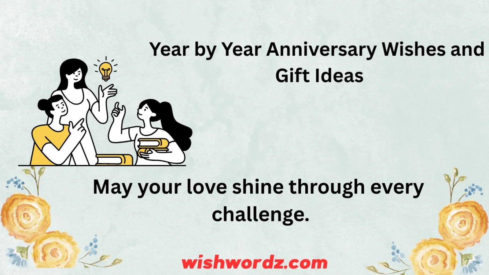 Year by Year Anniversary Wishes and Gift Ideas