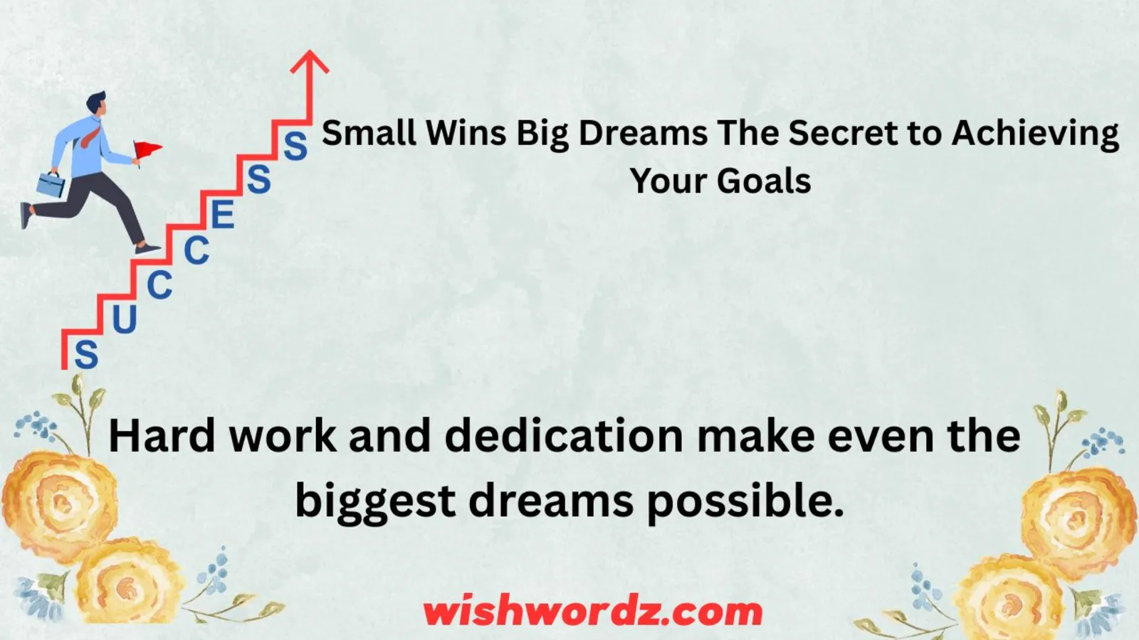 Small Wins Big Dreams The Secret to Achieving Your Goals