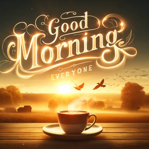 Good Morning Everyone