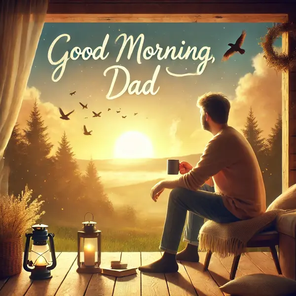 Peaceful Good Morning Wishes for Dad