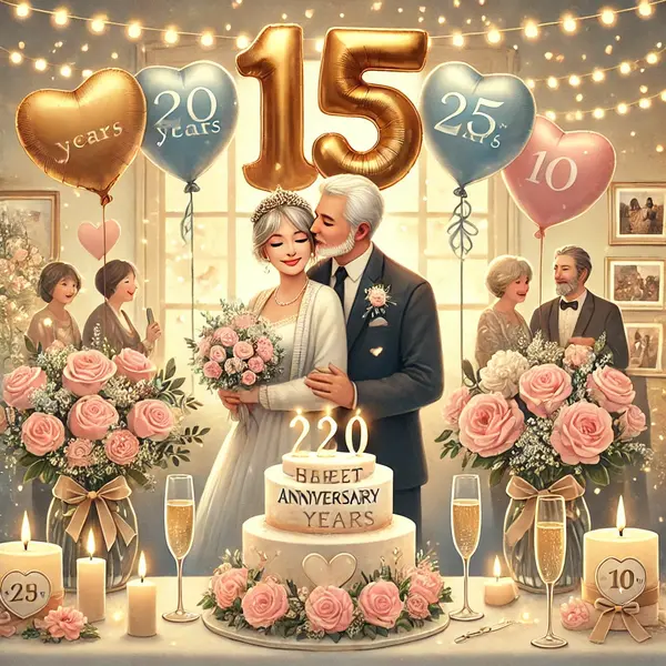 Sweet Anniversary Wishes for Milestone Years