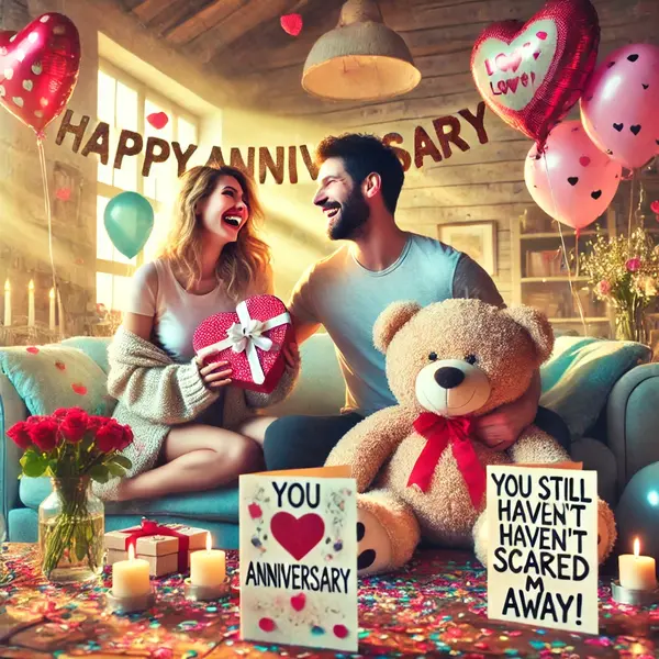 Playful Anniversary Messages for Lighthearted Love