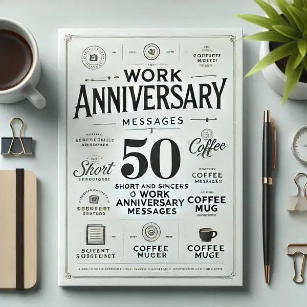 50 Short and Sincere Work Anniversary Messages