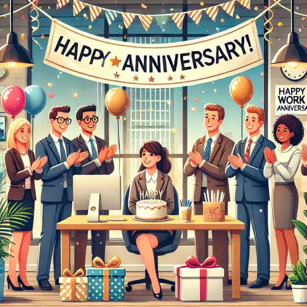 Work Anniversary Messages
