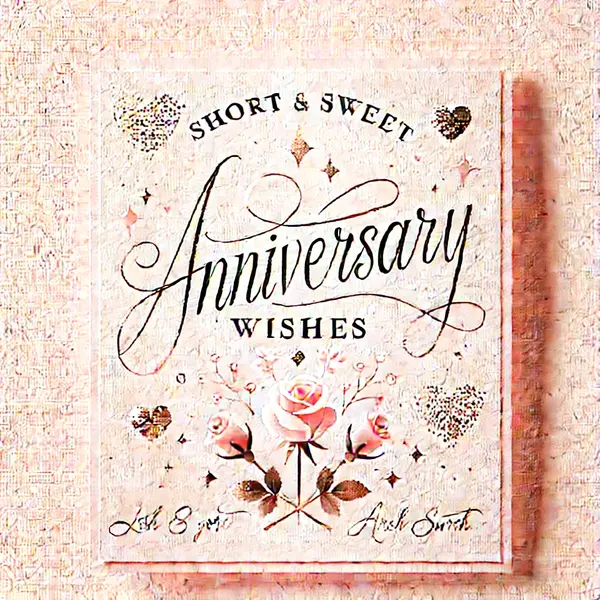 Short and Sweet Anniversary Wishes