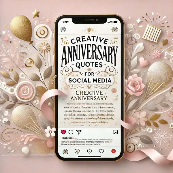 Creative Anniversary Quotes for Social Media