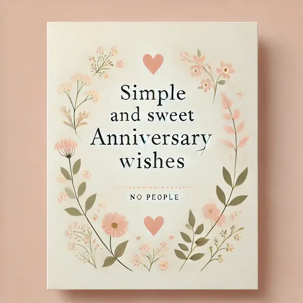 Simple and Sweet Anniversary Wishes