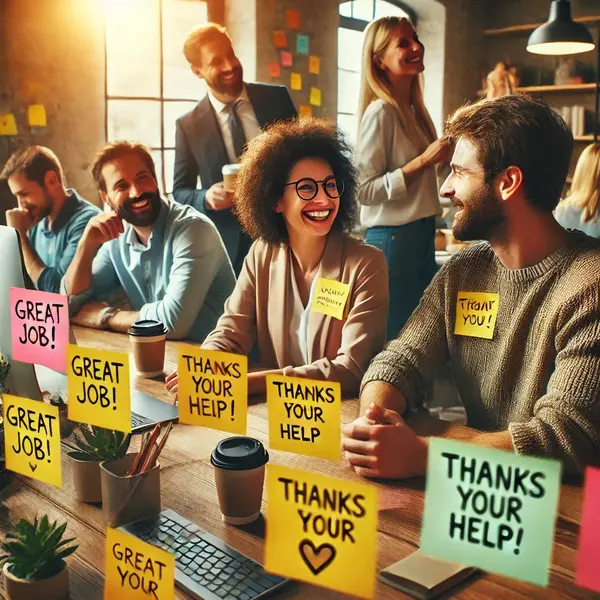 Warm Messages for Colleagues