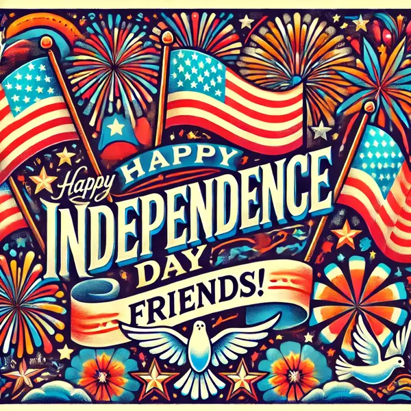 Happy Independence Day Greetings for Friends