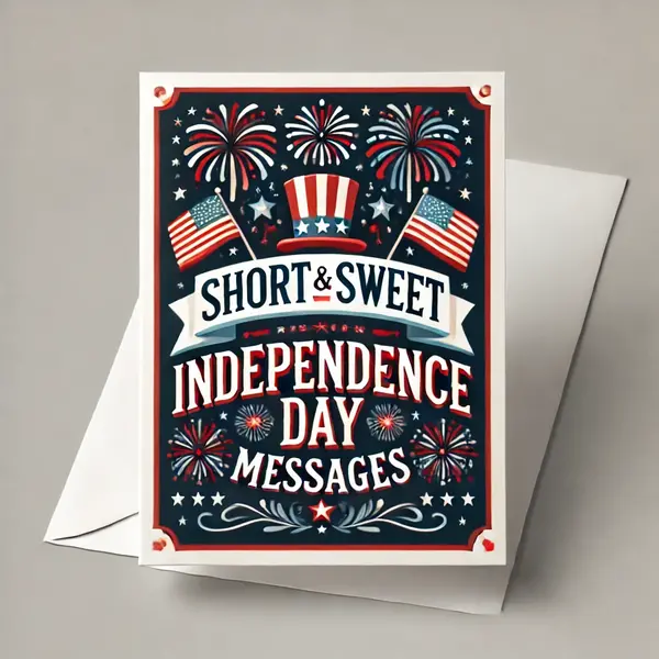 Short and Sweet Independence Day Messages