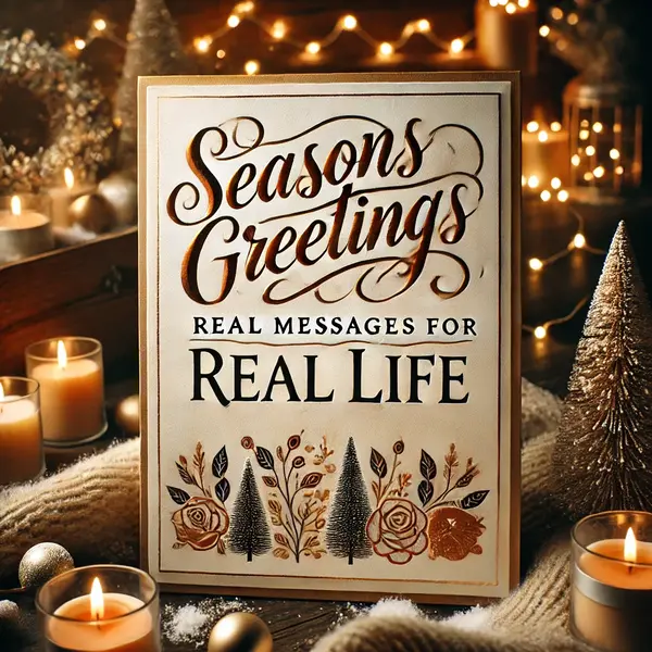 Seasons Greetings Real Messages for Real Life