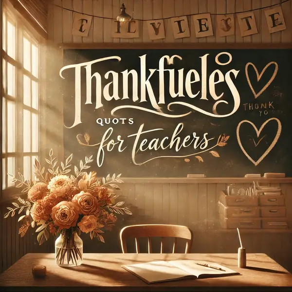 Thankfulness Quotes for Teachers