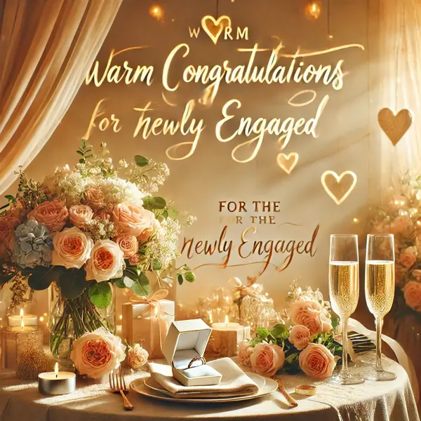 Warm Congratulations for the Newly Engaged