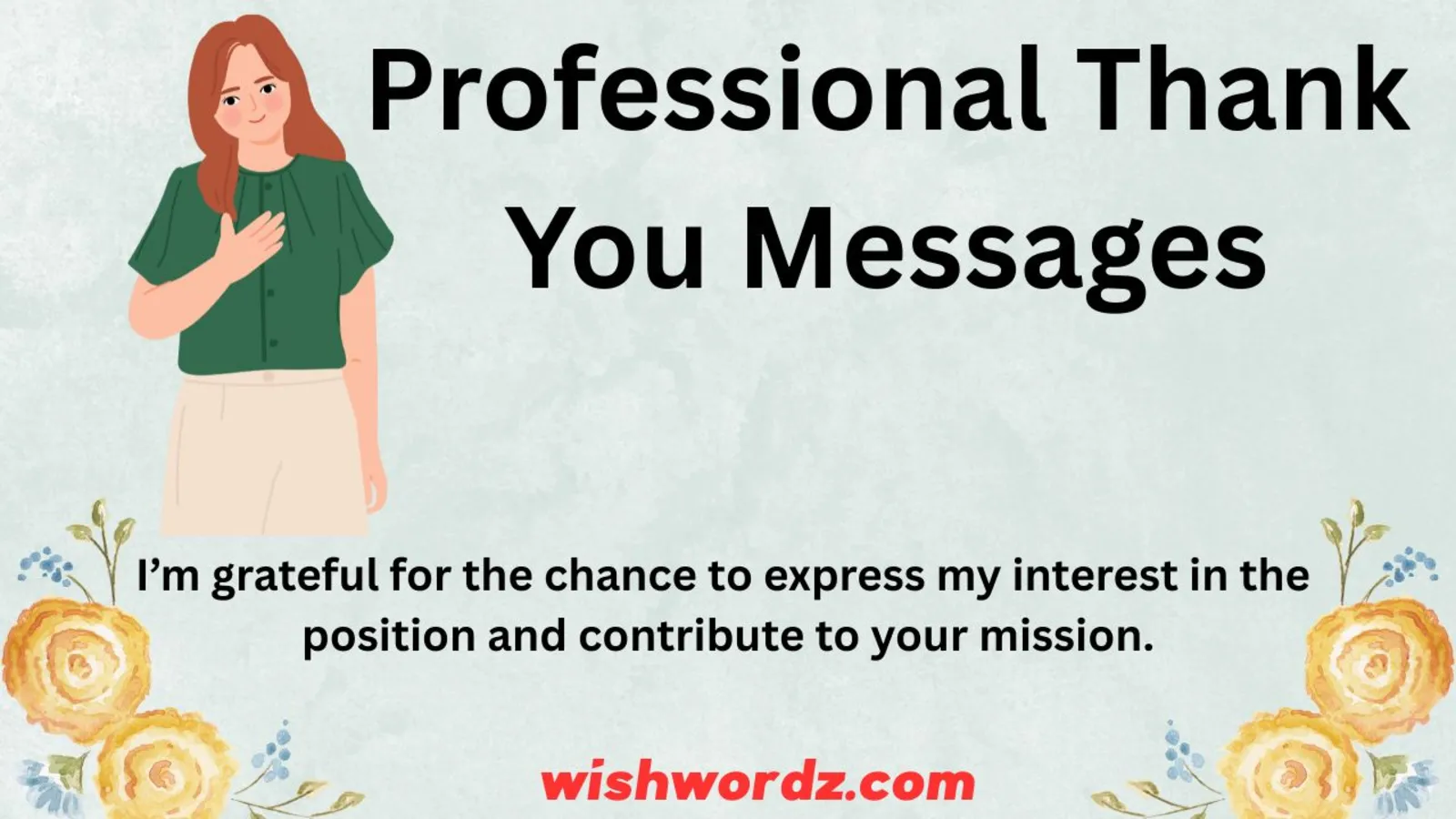 Professional Thank You Messages