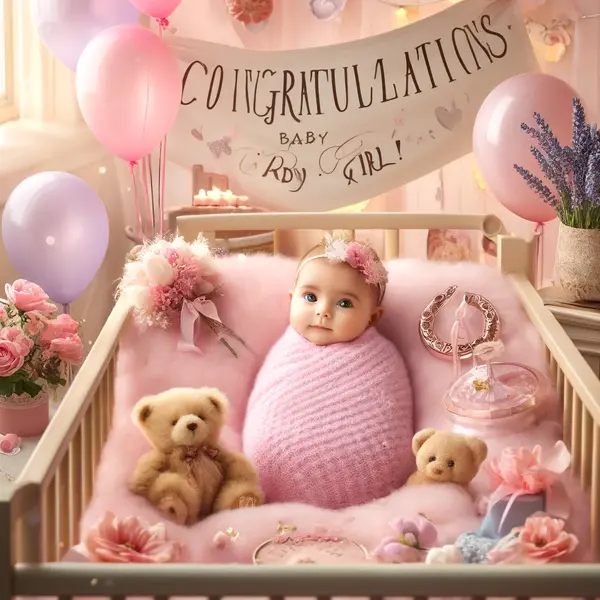 Congratulations Baby Girl Wishes
