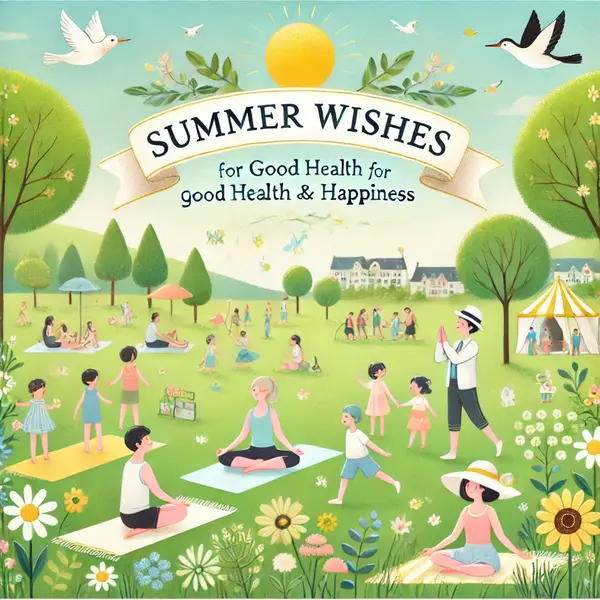 Summer Wishes for Good Health and Happiness