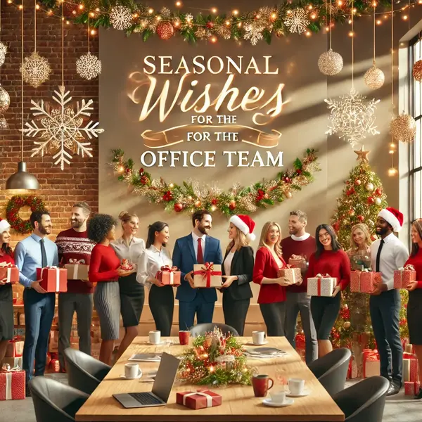 Seasonal wishes for office team