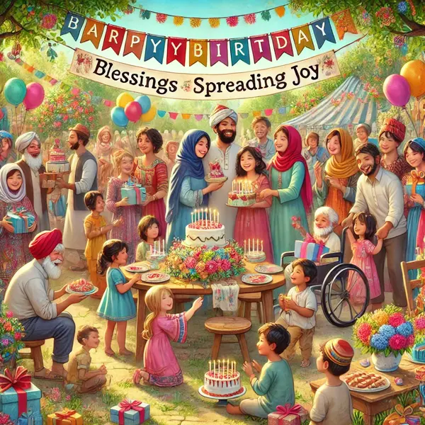 Birthday Blessings Spreading Joy