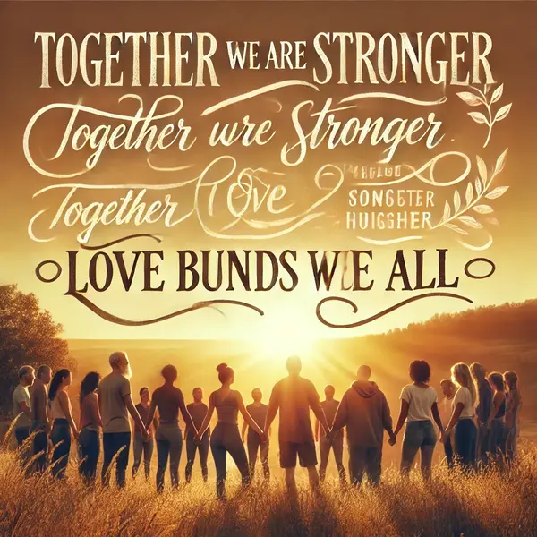 Quotes about unity and love

