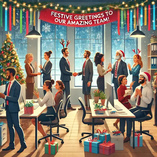 Festive Greetings for Workplace Colleagues