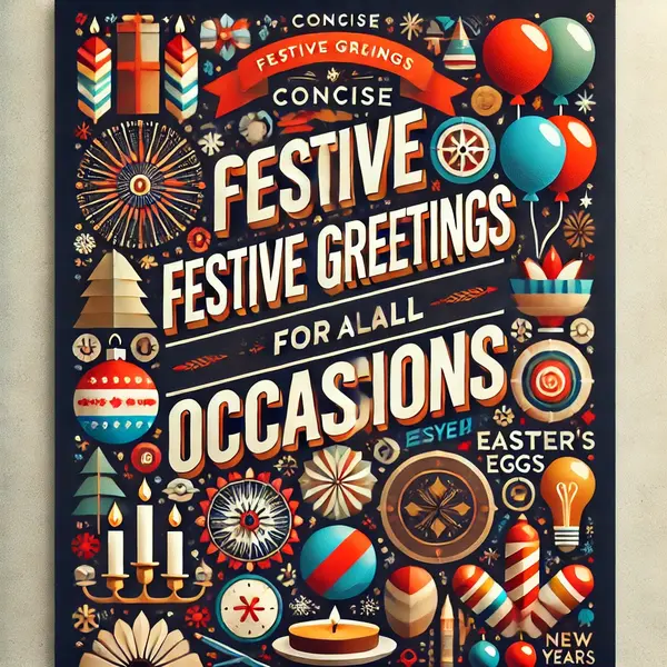 Concise Festive Greetings for All Occasions