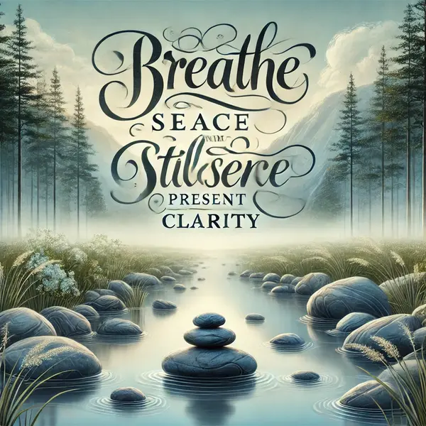Mindfulness and Calm Inspiring Words