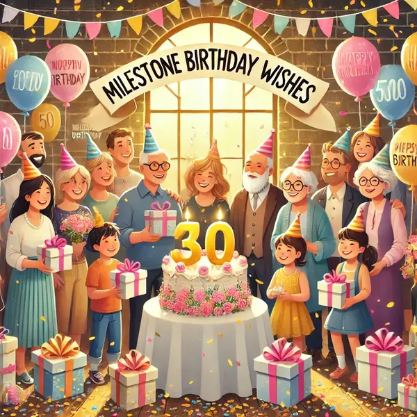 Milestone Birthday Wishes