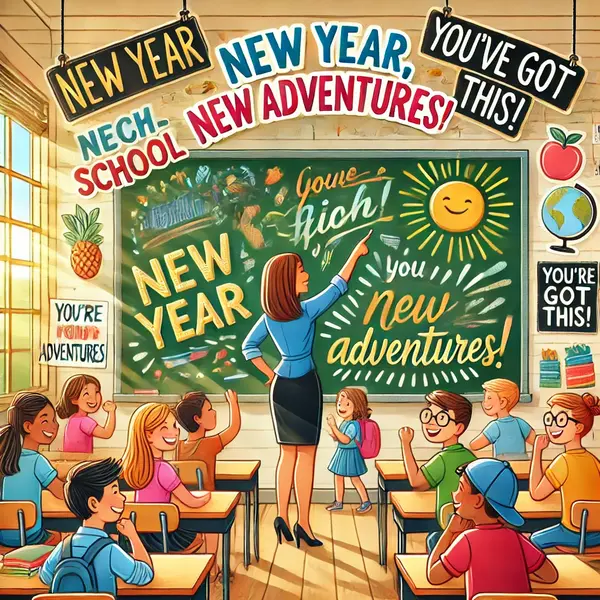 Encouraging sayings for school year transitions