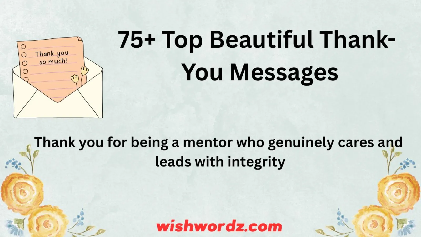 75+ Top Beautiful Thank You Messages