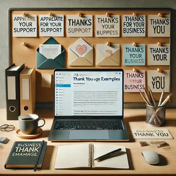 Business thank you message examples