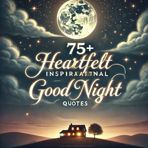 75+ Heartfelt Inspirational Good Night Quotes