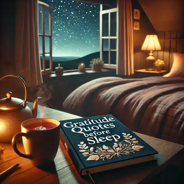 Gratitude quotes before sleep