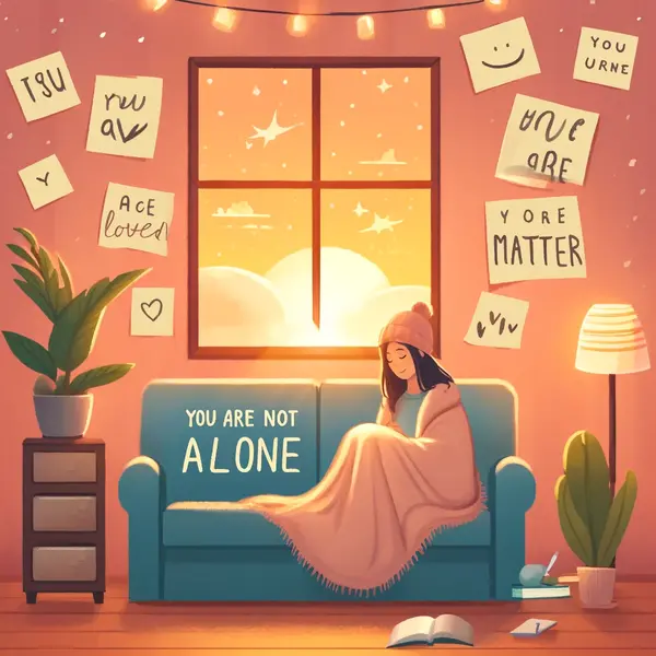Positive affirmations for a friend feeling isolated