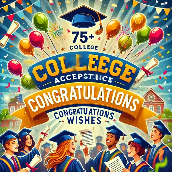 75+ College Acceptance Congratulations Wishes