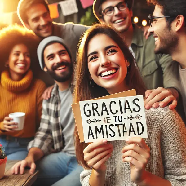 How to express gratitude to friends in Spanish