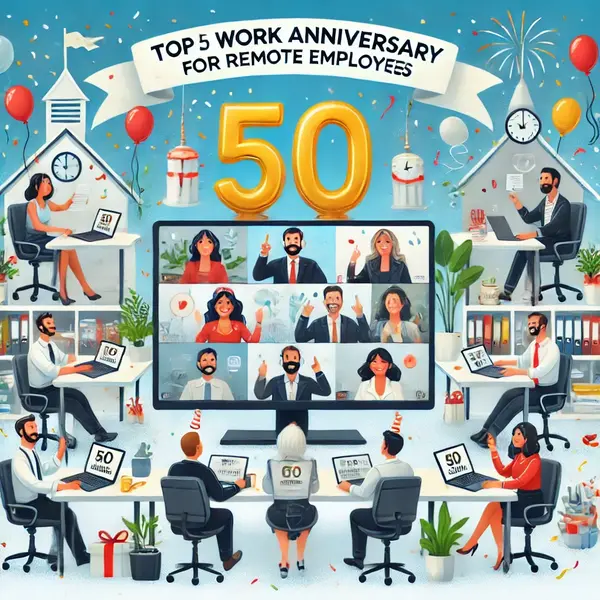 Top 50 Work Anniversary Wishes for Remote Employees