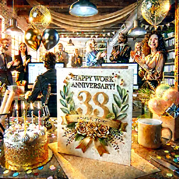 Personalized Work Anniversary Greetings