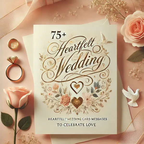 Wedding Card Messages to Celebrate Love