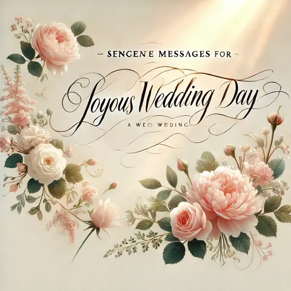 Sincere Messages for a Joyous Wedding Day