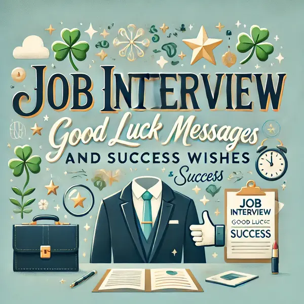 Job Interview Good Luck Messages and Success Wishes