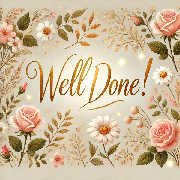 Heartwarming Well Done Wishes to Show Appreciation