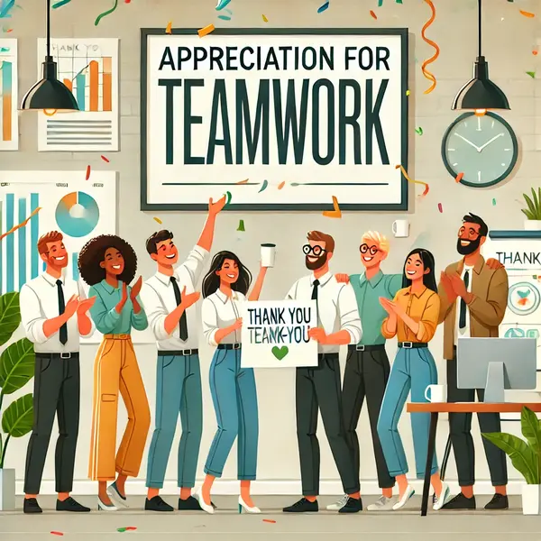 Appreciation Messages for Teamwork