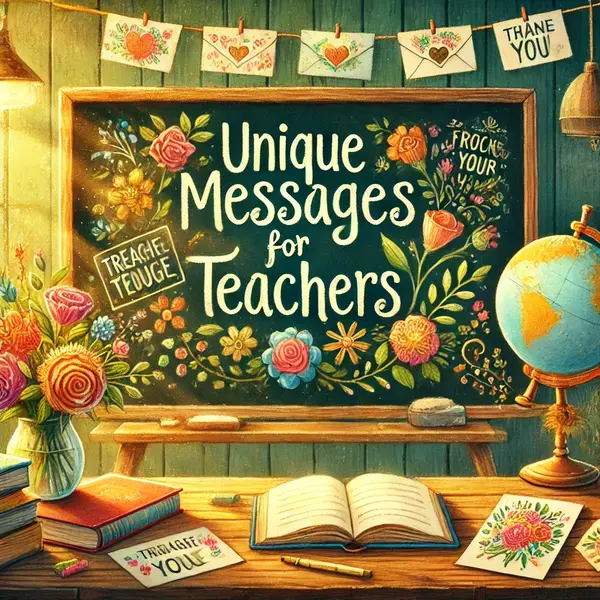 Unique Messages for Teachers