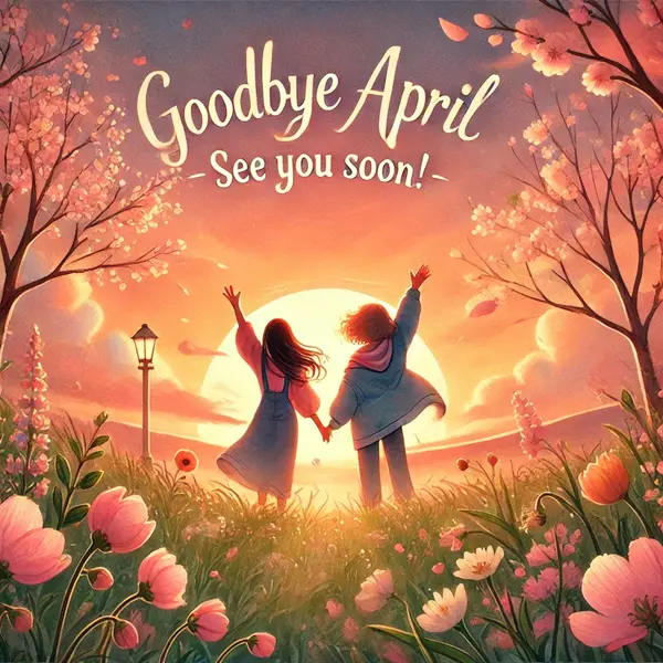 Goodbye April Wishes for Friends