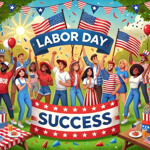 cheering for your success on Labor Day