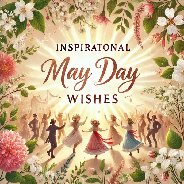 Inspirational May Day wishes.